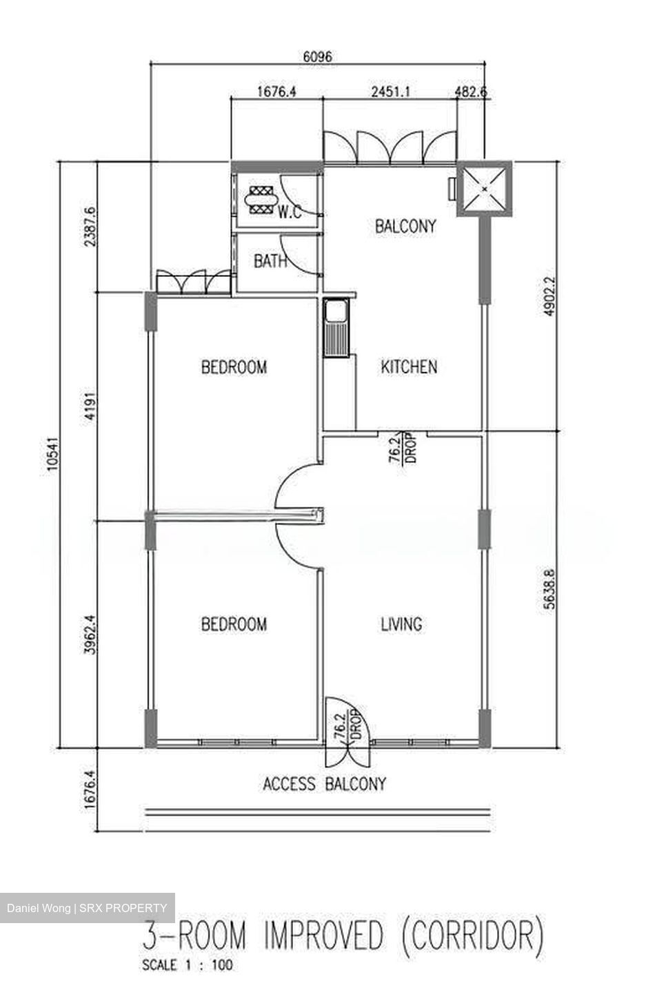 Blk 2 Hougang Avenue 3 (Hougang), HDB 3 Rooms #609474691